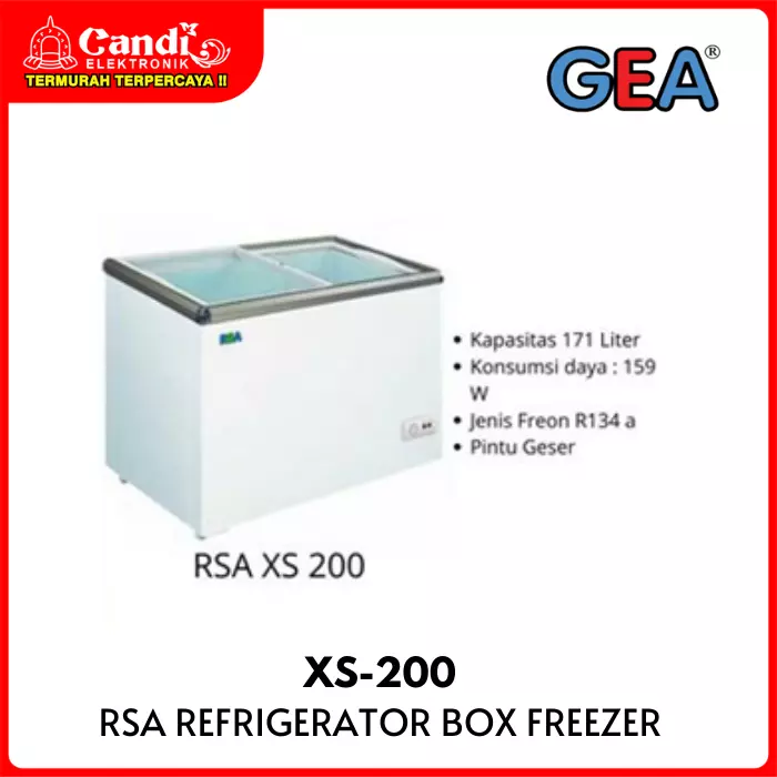 BOX FREEZER SLIDING DOOR GEA